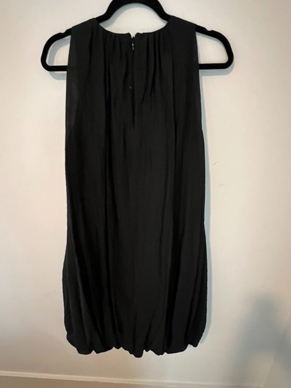 COS Bubble Hem Mini Dress Black NWOT Size 34 / US 4